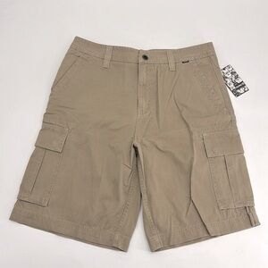 NWT Hurley cargo tan shorts size 36